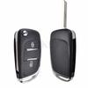 For Peugeot 207 307 308 407 3008 5008 807 Citroen C3 Picasso C2 C4 2 Button Folding Remote Smart Flip Key Fob Case Cover Shell
