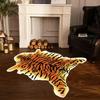 1pcs Imitation Animal Fur Floor Mat Living Room Bedroom Study Home Decoration Dirt-resistant and Easy To Care Carpet