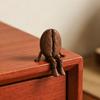 3D-печатная фигурка кофейного уголка, мока-пот/кружка/кофейное зерно/шоколадная фигурка с подвижными ногами для декора офисной/домашней полки, забавные подарки