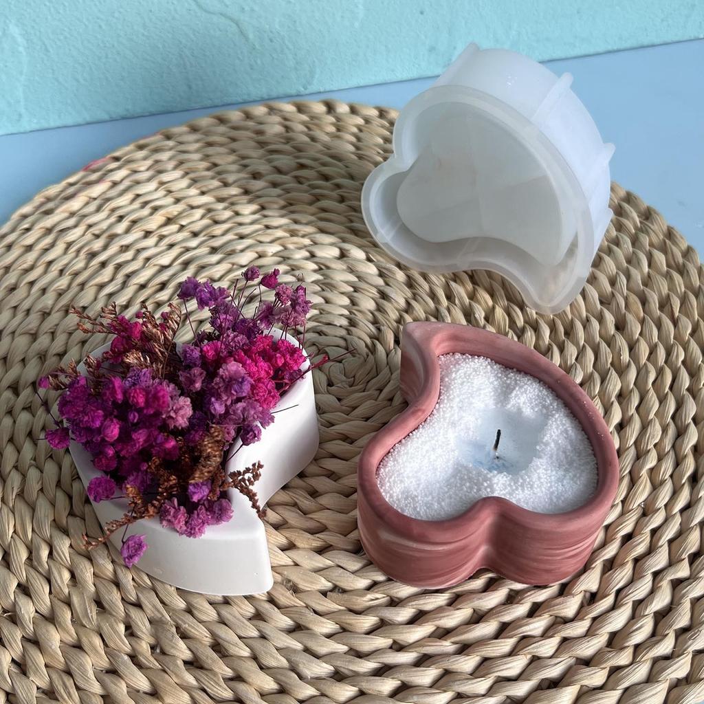 Форма силиконовая для свечи 'Любовь' День святого Валентина украшение свеча гипс капли