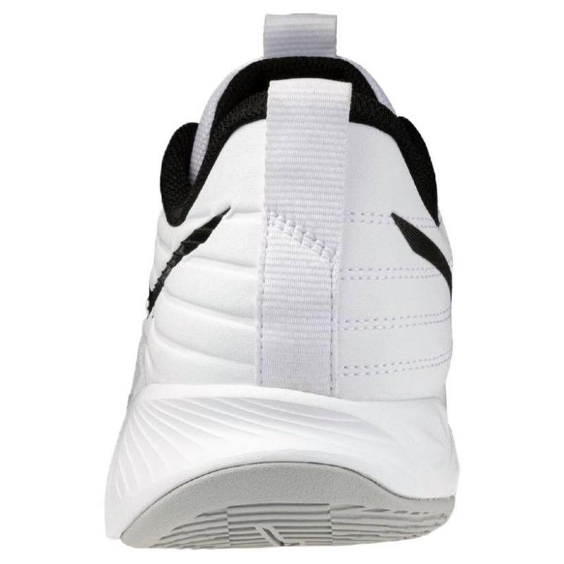 Mizuno WAVE MOMENTUM PRO unisex supportive versatile volleyball shoes white black red V1GA254059