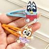 Traceless Cute Mosaic Cat Hair Clip for Girls - Fluffy Side Bang Clip