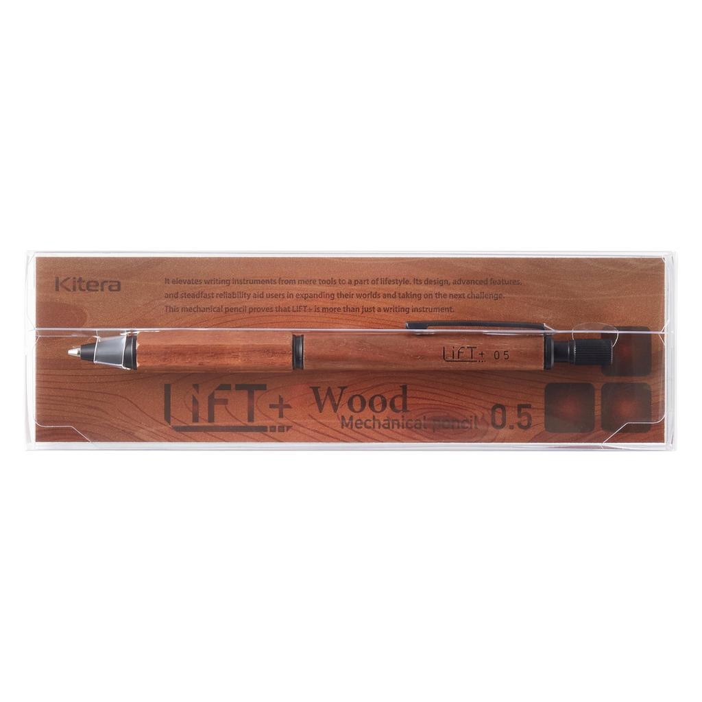 Механический карандаш LIFT+ Wood 0,5 мм Грецкий орех LIWOOD.05-WA, Деревянный корпус Японская канцелярская принадлежность для письма и заметок