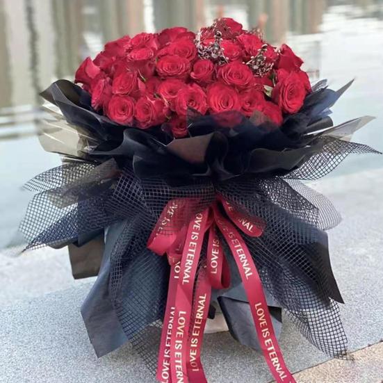 1 рулон сетки для упаковки цветов, декоративная, привлекательная, полиэстеровая, товары для рукоделия, оберточная бумага для букета