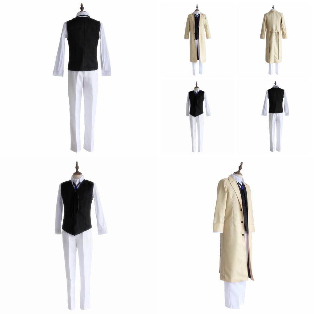 Прочная японская аниме-униформа Осаму Дадзая из удобного полиэстера