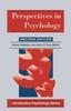 Книга Perspectives In Psychology