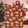 Cartoon dinosaur pattern Printed Blanket for Sofa Travel Camping Living Room Office Conditioning Blanket for All Seasons Gifts