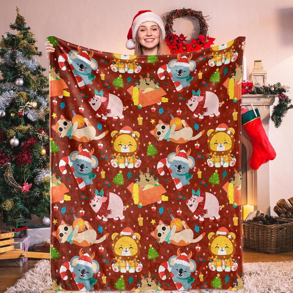 Cartoon dinosaur pattern Printed Blanket for Sofa Travel Camping Living Room Office Conditioning Blanket for All Seasons Gifts