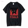 Футболка Foals Инди-рок группа Мужская Extra Large с длинным или коротким рукавом винтажная Стиранная Мягкая Дышащая мода Стильная