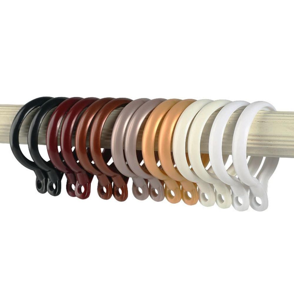 Утолщенные однотонные бесшумные подвесные петли-пряжки, кольца для штор, аксессуары для штор, зажим-крючок для римского карниза