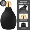 Black Dry Powder Atomizer Bottles Barber Powder Hair Fibers Spray Applicator Travel Makeup Cosmetics Sub-Bottle Container