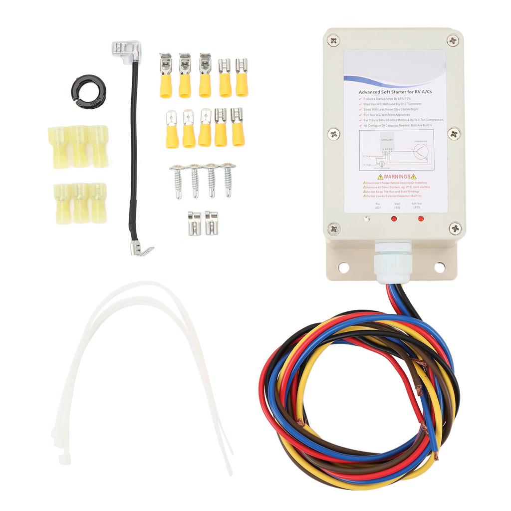 Мягкий старт кондиционера для автодома, мощность 1,25 тонны, 15000 BTU охлаждающей мощности, водостойкий, комплект мягкого старта для кондиционера автодома