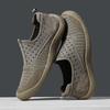 38-46 Men's Plus Size Fashionable Outdoor Casual Shoes Handmade Breathable Casual Shoes One Foot Lazy Shoes