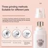 Pet Nail Grinder Rechargeable 2-Speed 3 Grinding Ports Low Noise USB Charging Grooming Portable Rechargeable Dog Nail Trimmer Dog Supply
