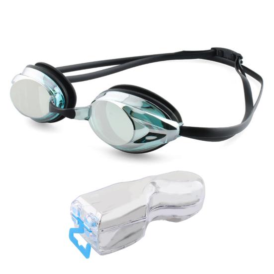 Очки для плавания с защитой от запотевания, прозрачные, с широким обзором, защитой от УФ-лучей, регулируемым ремешком