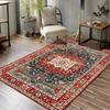 Bohemian Retro Persian Moroccan Carpet for Living Room