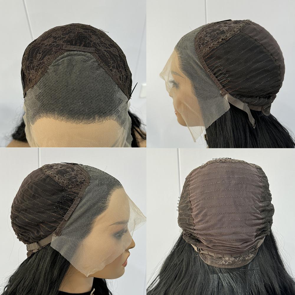Brown Wig Long Straight Synthetic Lace Front Wigs Light Brown Straight Lace Wigs for Women Chocolate Brown Ready to Wear Cosplay