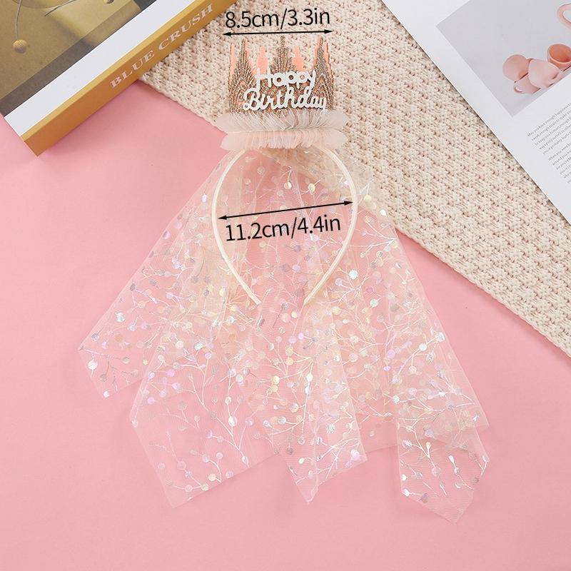 Новая шляпа на день рождения 1 2 3, шляпы для вечеринки Baby Shower для девочек, корона-повязка с кружевом, детские принадлежности для украшения на день рождения