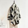 New Elegant Flower Scarf Commuting Temperament Fashionable High-end Versatile Imitation Cashmere Going Out Shawl Women