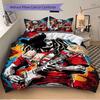 3pcs Vibrant Colors of Music Printed Bedding Set, Soft and Comfortable Quilt Cover for Bedroom, Guest Room (1 Duvet Cover + 2 Pillowcases, P