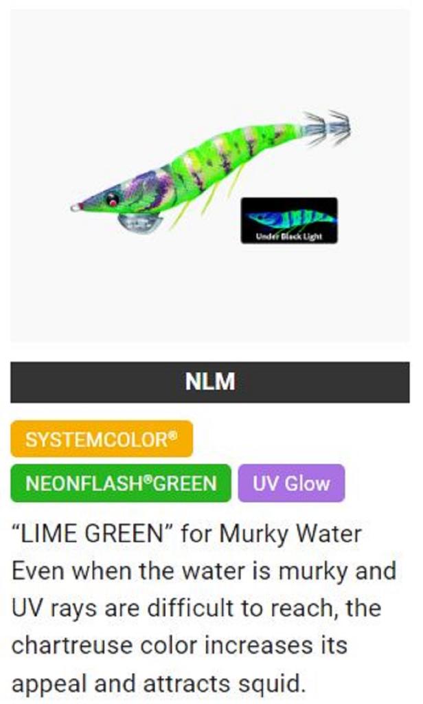 Yo Zuri Тонущая приманка Egi EZ-Q Dartmaster Squid Jig 2.5 A1725-NLM (6152)