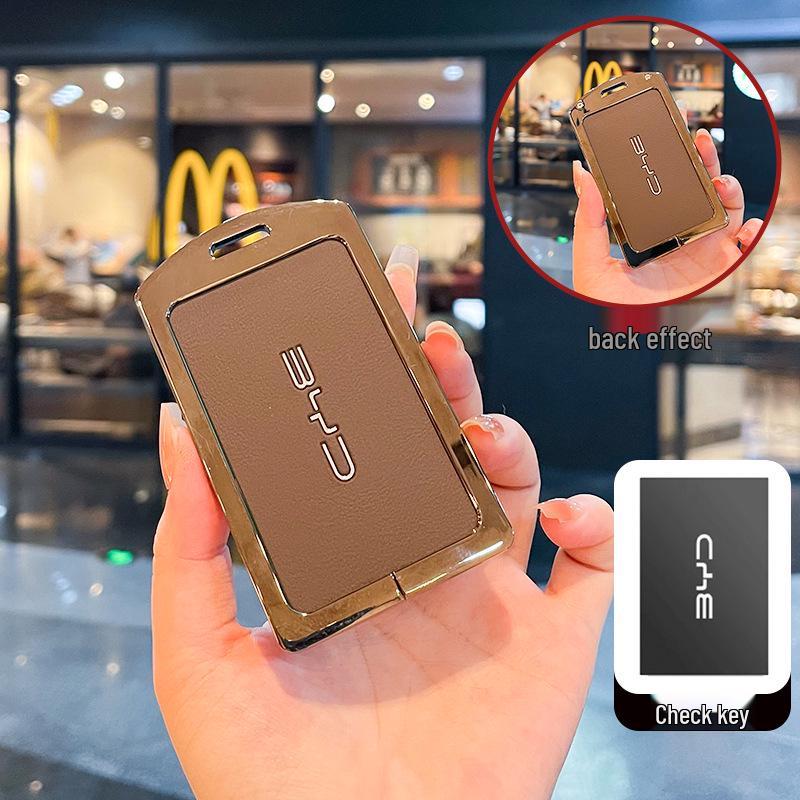 Compatible with BYD & Qin cards, Seagull NFC Dolphin, Song Pro/Plus keychains; full metal case.