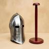 Silver Barbuta Helmet Medieval Knight Role Play Helmet With Liner And Chin Strap Best Gift Halloween
