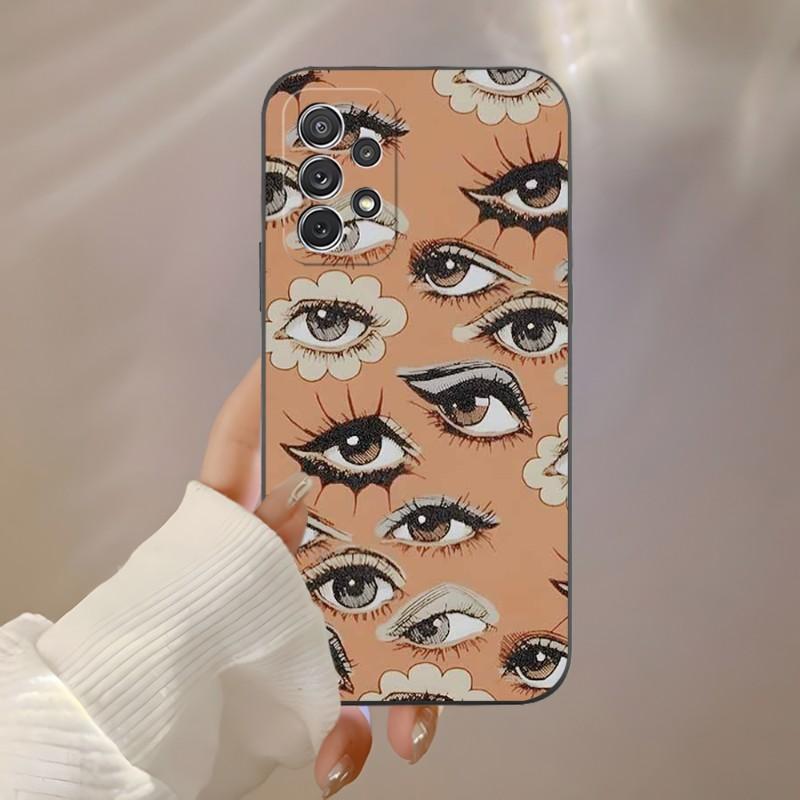 Чехол для телефона «Страшное лицо Глаза» для Samsung A53 A52 A13 A73 A32 A51 A23 A22 A12 A02s A20e A40 A50 A21 A72 A70