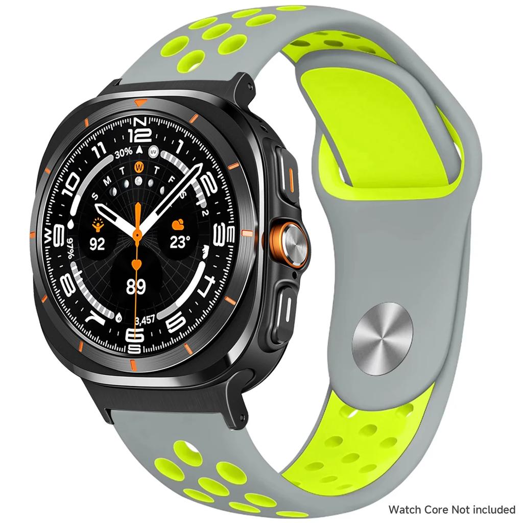 Силиконовый ремешок для Samsung Galaxy Watch 8 40 мм 44 мм 8 Classic 46 мм Спортивный дышащий браслет для Galaxy Ultra 2025 47 мм Ремешок