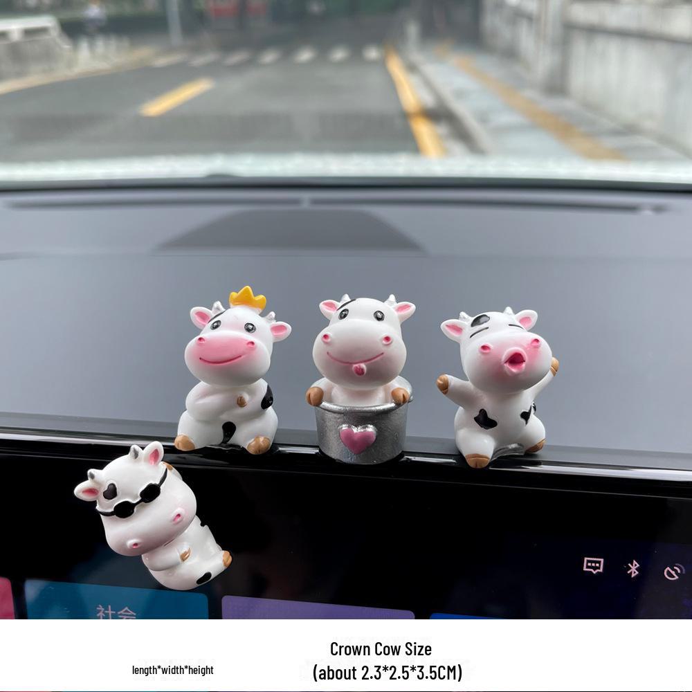 Мультяшные кактусы и животные украшения для автомобильных зеркал и приборной панели