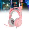 Cat Ear Gaming Headphone SYG25 Cat Ear Gaming Headset USB+3.5mm Plug Gaming Headphone Supports Volume Adjustment Microphone Mute
