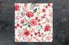 Glass stovetop protector 50x52 Flower