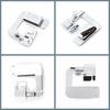 Craft Stainless Steel Sewing Machine Parts Rolled Hem Feet Presser Foot Hemming Cloth Strip