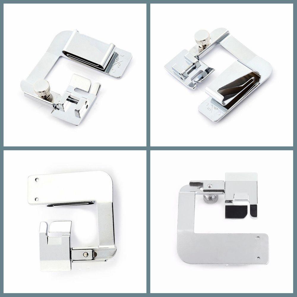Craft Stainless Steel Sewing Machine Parts Rolled Hem Feet Presser Foot Hemming Cloth Strip