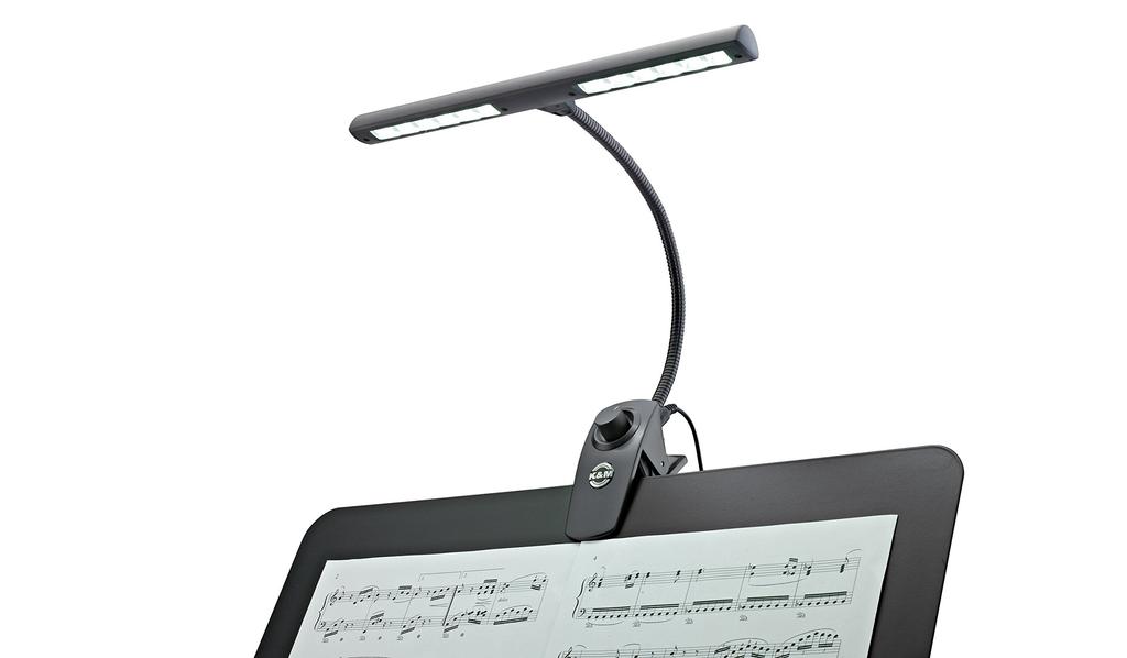 K&M Music Stand Light [12295] Color: Black