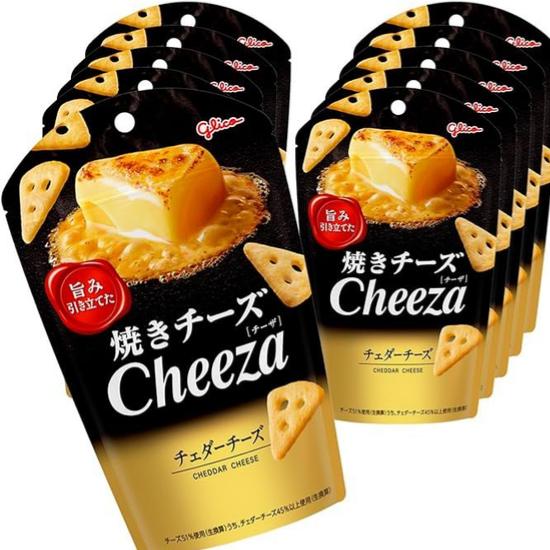 Ezaki Glico Cheeza (Сыр Чеддер)32 г x 10