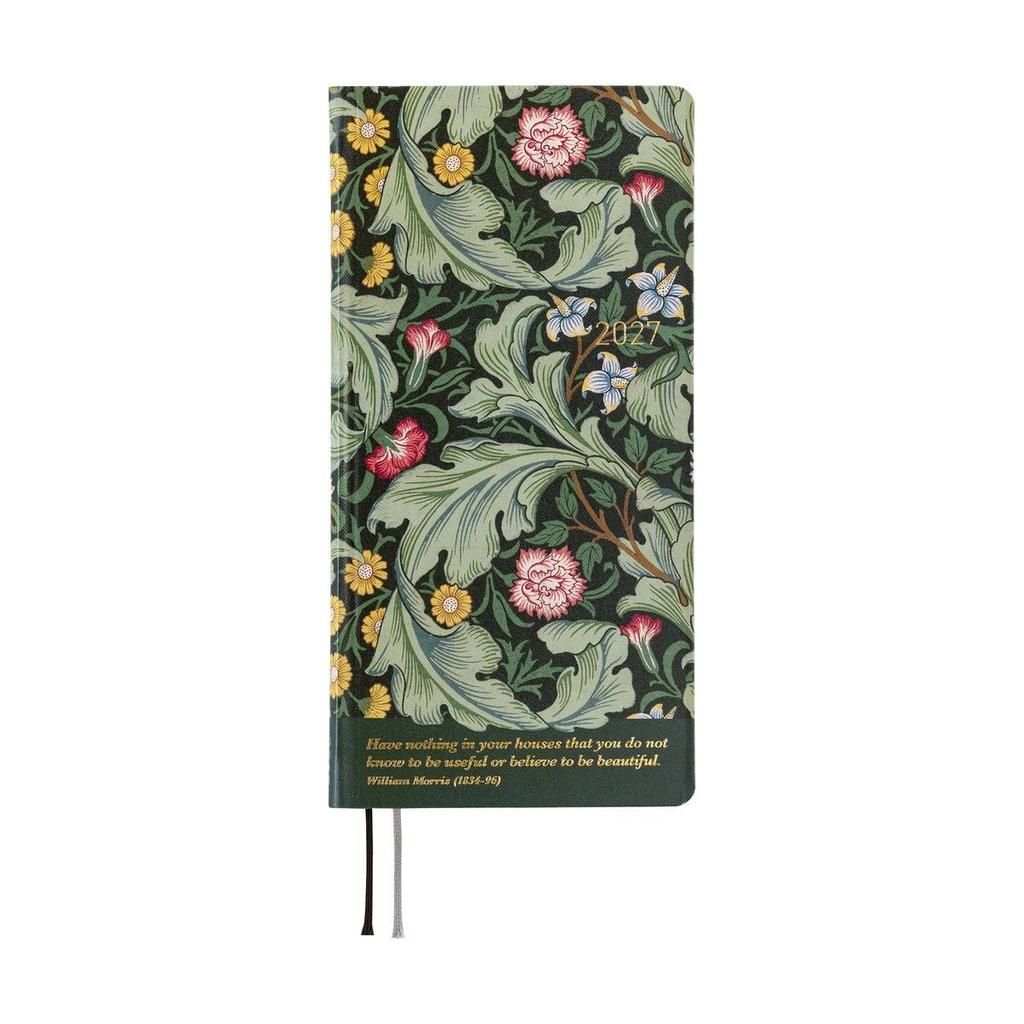 Hobonichi Techo 2027 Weeks Английское издание Серия V&A Leicester Старт 1 января Тонкий еженедельник
