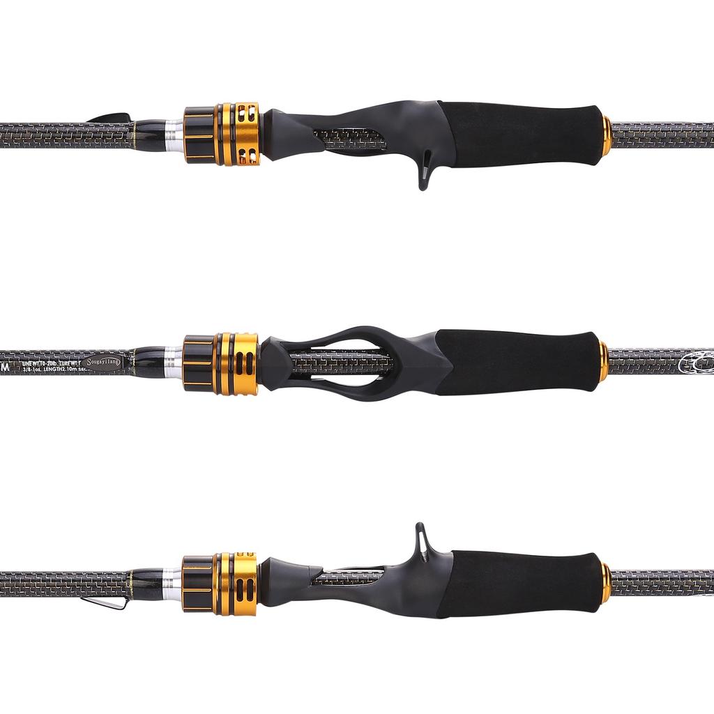 Кастинговая удочка с углеродным волокном Сверхлегкие удилища Baitcaster удочки Морская рыбалка в соленой воде