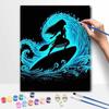Disney Moana Ocean Painting Kit Home Wall Decor Handmade Gift DIY Canvas Art Pictures For Living Room Bedroom Office Decoration Craft