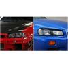 Стайлинг Автомобиля Накладки на Фары Брови Веки Наклейки Отделка для Nissan Skyline R34 GTR GT-T 1999 2000 2001 2002