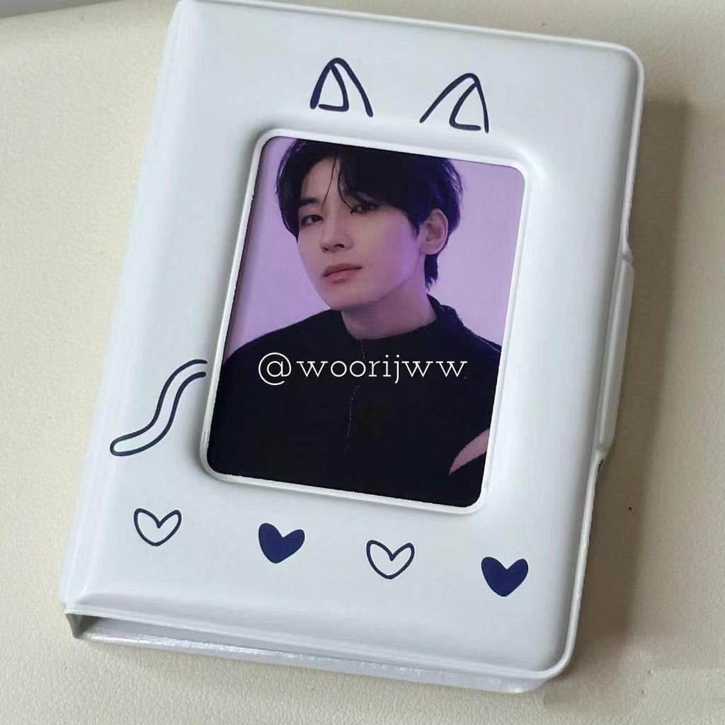 3-Inch Instant Photo Card Album – Popular Sweet Design with Snap Closure, Perfect for Couples