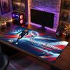 Kylian Mbappe Custom Large Mouse Pad, Personalized Name Text Print, Football Logo Non‑Slip Desk Mat Gaming Gift