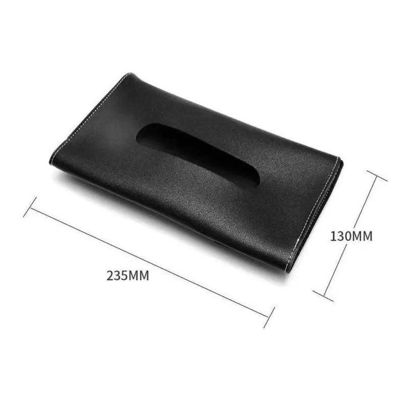 1/2/3pcs Interior Decor PU Leather Car Tissue Holder Universal Soft Car Tissue Box Creative Elegant Car Sun Visor Vehicle Use