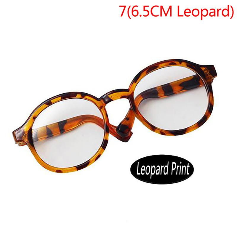 Аксессуары для плюшевых кукольных очков, круглая оправа, 6,5/9,5 см, очки с прозрачными линзами