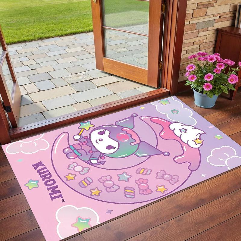 Crystal Velvet Rug Soft Non Slip Indoor Floor Mat Home DecorKuromi