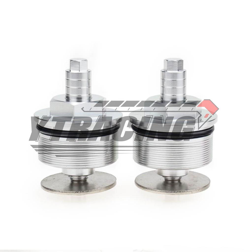 Preload Fork Cap Adjustable For Suzuki DL650 V-Strom 2004-2020 43mm Hexagon Fork Bolt 2005 2006 2007 08 09 10 11 12 13 14 15 16