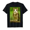 Мяу Кошка Сова Смешная Интернет Модная Футболка Для Женщин Футболки С Коротким Рукавом Топы