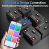 2026 KONNWEI BK400 Battery Monitor Wireless Bluetooth 5.2 6V 12V 24V 48V Car Battery Health Tester Tool With GPS For Android IOS