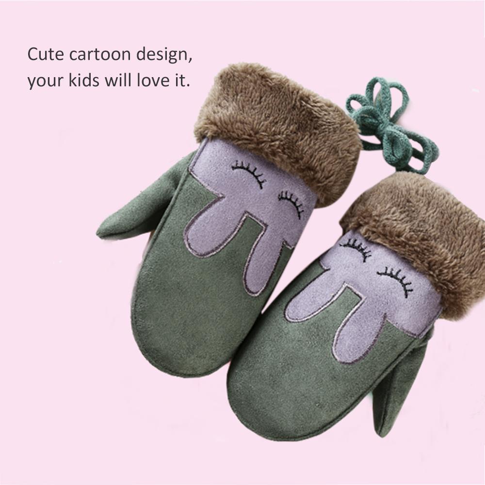 Children Gloves Cartoon Cute Winter Warm Gloves for Kids Boys Girls
