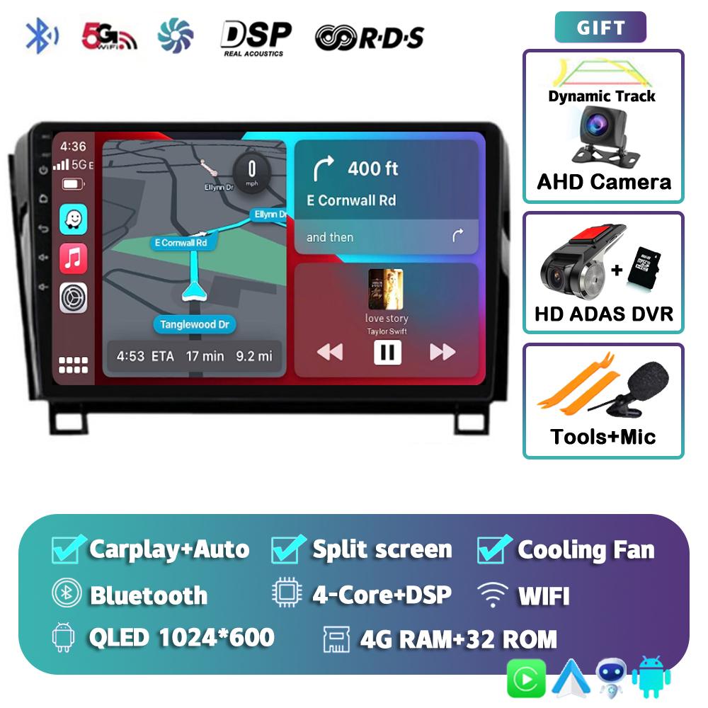 Android 14 Автомобильное радио для Toyota Tundra XK50 2007-2013 Sequoia XK60 2008-2017 Мультимедиа Видео Плеер Навигация Стерео GPS Аудио